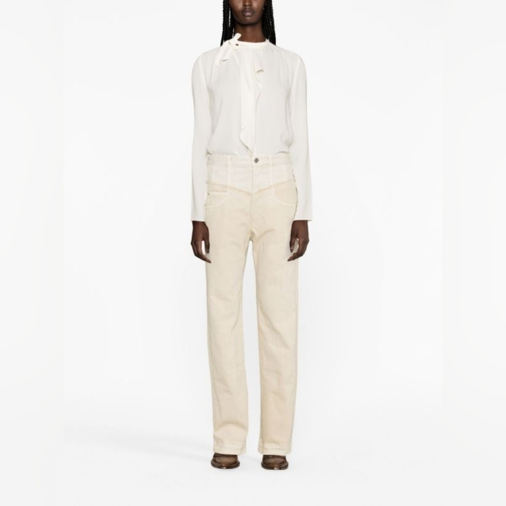 ISABEL MARANT Noemie straight-leg jeans Size 38